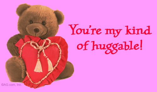 You guys are huggable!!!